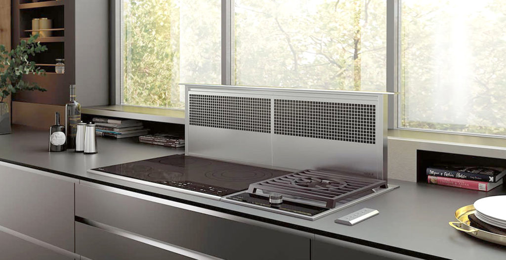 Why is downdraft hood gaining popularity in Singapore?